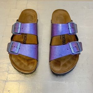 Birkenstock Arizona Birko-Flor Sandal in Violet